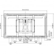 Panasonic Wall Mounting Bracket For Th-55lfv8 55