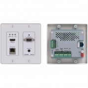 Kramer 4k Uhd Hdmi/xga/ethernet/rs232 Over Hdbaset Active Wall Plate Transmitter (white)