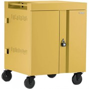 Bretford Cube Cart 32-device Charging Cart With 90° Doors (mustard)