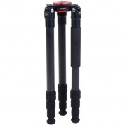 Uniqball Iquick3pod 36.4 Carbon Fiber Tripod Kit (black-red)