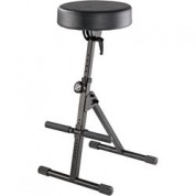 K&m 14061 Performer/musicians Stool With Pneumatic Lift (black)