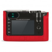 Leica Protector For Q Typ 116 Half Case (red, Leather)