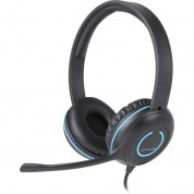 Cyber Acoustics Ac-5008 Stereo Headset With Usb Type-a Connector