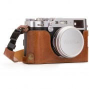 Megagear Ever Ready Leather Half Case And Strap For Fujifilm X100f (brown)