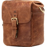 Megagear Leather Camera Messenger Bag (brown)