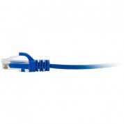 C2g Rj45 Male To Rj45 Male Slim Cat 6 Patch Cable (10', Blue)