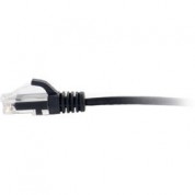 C2g Rj45 Male To Rj45 Male Slim Cat 6 Patch Cable (5', Black)