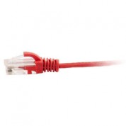 C2g Rj45 Male To Rj45 Male Slim Cat 6 Patch Cable (10', Red)