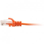 C2g Rj45 Male To Rj45 Male Slim Cat 6 Patch Cable (5', Orange)