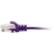 C2g Rj45 Male To Rj45 Male Slim Cat 6 Patch Cable (3', Purple)