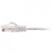 C2g Rj45 Male To Rj45 Male Slim Cat 6 Patch Cable (3', White)