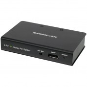 Iogear 2-port Displayport 1.2 Graphics Splitter / Multi-monitor Mst Video Hub