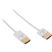 Pearstone Hda-a510utw Active Ultra-thin High-speed Hdmi Cable With Ethernet (white, 10')