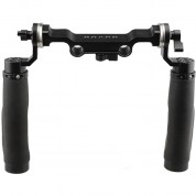 Camvate Black Leather Handle Shoulder Mount Rig With 15mm Double-rod Clamp