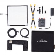 Aladdin Bi-flex M7 Bi-color Kit With V-mount Battery Plate And Case