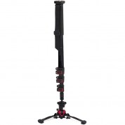 Came-tv Tp705bs Carbon Fiber Monopod With Pivoting And Lockable Foot Stand 705bs