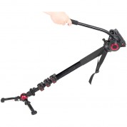 Came-tv Tp705bs Carbon Fiber Monopod With Pivoting And Lockable Foot Stand 705bs