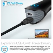 Naztech 30w Dual Port Usb Type-c Pd Car Charger