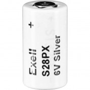 Exell Battery S28px 6v Silver Oxide Battery