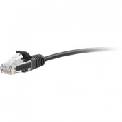 C2g Rj45 Male To Rj45 Male Slim Cat 6 Patch Cable (4', Black)