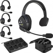 Eartec Ultralite 4-person Full-duplex Wireless Intercom With 4 Single-ear Headsets (1.9 Ghz, Au)