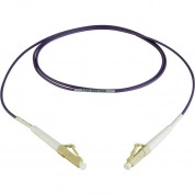 Camplex Om4 Premium Bend-tolerant Multimode Simplex Lc To Lc Fiber Patch Cable (16.4', Purple)