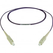 Camplex Om4 Premium Bend-tolerant Multimode Simplex Sc To Sc Fiber Patch Cable (3.3', Purple)