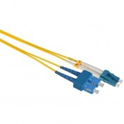 Camplex Duplex Lc To Duplex Sc Singlemode Fiber Optic Patch Cable (yellow, 98.4')