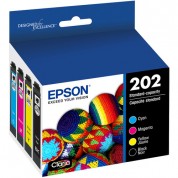 Epson Claria 202 Standard-capacity Ink Cartridge Combo Pack (black, Cyan, Magenta, Yellow)