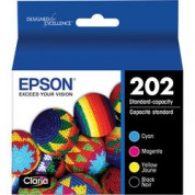 Epson Claria 202 Standard-capacity Ink Cartridge Combo Pack (black, Cyan, Magenta, Yellow)