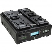 Core Swx Voltbridge Enabled Fleet Micro 3a Digital Quad Charger For V-mount Batteries