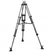 Manfrotto Carbon Fiber Twin Leg Video Tripod Legs With Mid-level Spreader (100/75mm Bowl)