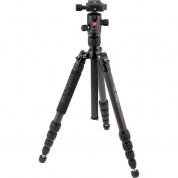 Oben Ct-3565 Carbon Fiber Travel Tripod And Bz-217t Triple-action Ball Head