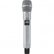 Shure Adx2fd/k9hsn Digital Handheld Wireless Microphone Transmitter With Ksm9hs Capsule (g57: 470 To 616 Mhz, Nickel)