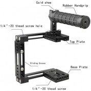 Camvate Dual-use Adjustable Cage With Rubber Top Handle (basic)