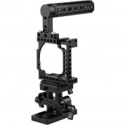 Camvate Camera Cage With Cheese Handle & Quick Release Baseplate For A6500/a6300/a6000