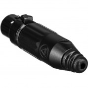 Switchcraft Aaa Series 3-pin Xlr Female Cable-mount Connector (black Metal Shell, Gold Contacts)