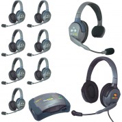 Eartec Hub917mxd Ultralite 9-person Hub Intercom System With Max 4g Double Headset (usa)