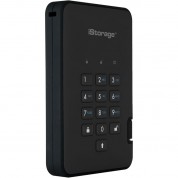 Istorage 1tb Diskashur2 Usb 3.1 Encrypted Portable Ssd (phantom Black)