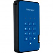 Istorage 128gb Diskashur2 Usb 3.1 Encrypted Portable Ssd (ocean Blue)