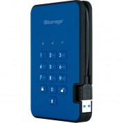 Istorage 128gb Diskashur2 Usb 3.1 Encrypted Portable Ssd (ocean Blue)