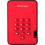 Istorage 256gb Diskashur2 Usb 3.1 Encrypted Portable Ssd (fiery Red)