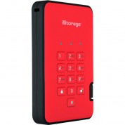 Istorage 256gb Diskashur2 Usb 3.1 Encrypted Portable Ssd (fiery Red)