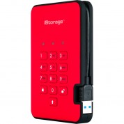 Istorage 256gb Diskashur2 Usb 3.1 Encrypted Portable Ssd (fiery Red)