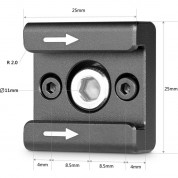 Smallrig Cold Shoe 2-pack