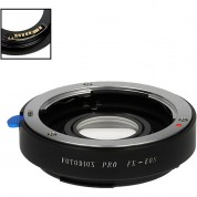 Fotodiox Pro Lens Mount Adapter With Generation V10 Focus Confirmation Chip For Fujica X-mount Lens To Canon Ef Or Ef-s Mount Camera