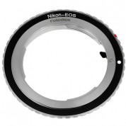 Fotodiox Lens Mount Adapter With Generation V10 Focus Confirmation Chip For Nikon F-mount Lens To Canon Ef Or Ef-s Mount Camera