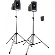 Anchor Audio Mega-dp1-air-b Megavox 2 Deluxe Air Pa, Wireless Companion Speaker, 2 Stands, And Wireless Lapel/headband Mics