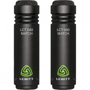 Lewitt Lct 040 Match Stereo Pair Of Two Small-diaphragm Instrument Condenser Microphones