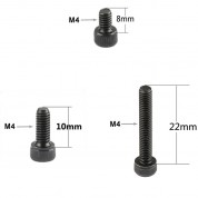 Camvate 15-piece M4 Male Thread Socket Cap Screw Set (8, 10, 22mm)